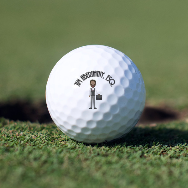 Custom Lawyer / Attorney Avatar Golf Balls - Non-Branded - Set of 12 (Personalized)