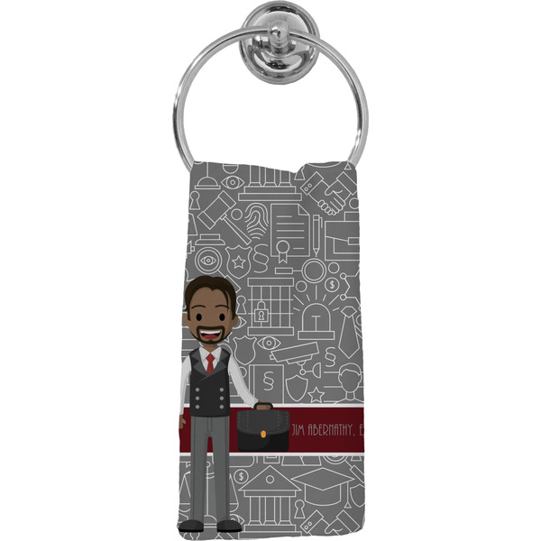 Custom Lawyer / Attorney Avatar Hand Towel - Full Print (Personalized)