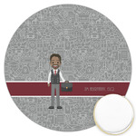 Lawyer / Attorney Avatar Printed Cookie Topper - 3.25" (Personalized)