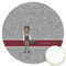 Lawyer / Attorney Avatar Icing Circle - Large - Front