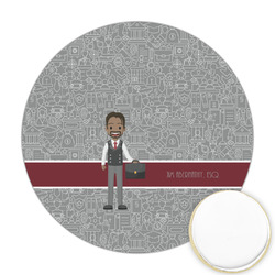 Lawyer / Attorney Avatar Printed Cookie Topper - 2.5" (Personalized)