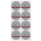 Lawyer / Attorney Avatar Icing Circle - Medium - Set of 8