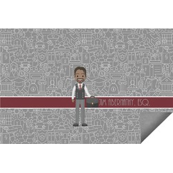 Lawyer / Attorney Avatar Indoor / Outdoor Rug (Personalized)