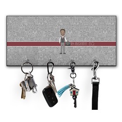Lawyer / Attorney Avatar Key Hanger w/ 4 Hooks w/ Graphics and Text