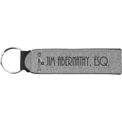 Lawyer / Attorney Avatar Neoprene Keychain Fob (Personalized)