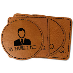 Lawyer / Attorney Avatar Faux Leather Iron On Patch (Personalized)