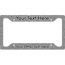 Lawyer / Attorney Avatar License Plate Frame - Style A (Personalized)