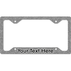 Lawyer / Attorney Avatar License Plate Frame - Style C (Personalized)