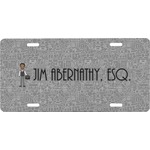 Lawyer / Attorney Avatar Front License Plate (Personalized)