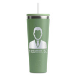 Lawyer / Attorney Avatar RTIC Everyday Tumbler with Straw - 28oz - Light Green - Double-Sided (Personalized)