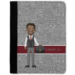 Lawyer / Attorney Avatar Notebook Padfolio - Medium w/ Name or Text
