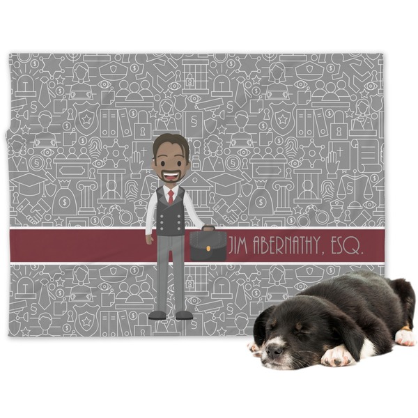 Custom Lawyer / Attorney Avatar Dog Blanket - Regular (Personalized)