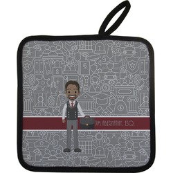 Lawyer / Attorney Avatar Pot Holder w/ Name or Text