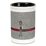 Lawyer / Attorney Avatar Ceramic Pencil Holders - Black