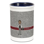 Lawyer / Attorney Avatar Ceramic Pencil Holders - Blue