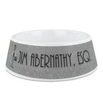 Lawyer / Attorney Avatar Plastic Dog Bowl - Medium (Personalized)