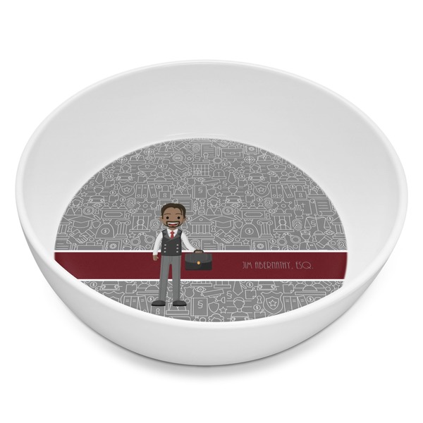 Custom Lawyer / Attorney Avatar Melamine Bowl - 8 oz (Personalized)