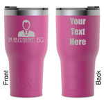 Lawyer / Attorney Avatar RTIC Tumbler - Magenta - Laser Engraved - Double-Sided (Personalized)