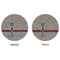 Lawyer / Attorney Avatar Round Linen Placemats - APPROVAL (double sided)