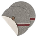 Lawyer / Attorney Avatar Round Linen Placemat - Single Sided - Set of 4 (Personalized)