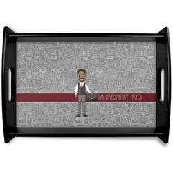 Lawyer / Attorney Avatar Wooden Tray (Personalized)