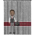 Lawyer / Attorney Avatar Extra Long Shower Curtain - 70"x84" (Personalized)