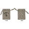 Lawyer / Attorney Avatar Small Burlap Gift Bag - Front Approval