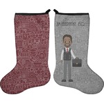 Lawyer / Attorney Avatar Holiday Stocking - Double-Sided - Neoprene (Personalized)