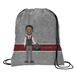 Lawyer / Attorney Avatar Drawstring Backpack - Medium (Personalized)