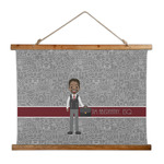 Lawyer / Attorney Avatar Wall Hanging Tapestry - Wide (Personalized)