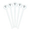 Lawyer / Attorney Avatar White Plastic 7" Stir Stick - Round - Fan View