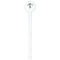 Lawyer / Attorney Avatar White Plastic 7" Stir Stick - Round - Single Stick