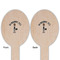 Lawyer / Attorney Avatar Wooden Food Pick - Oval - Double Sided - Front & Back