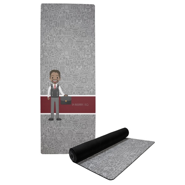 Custom Lawyer / Attorney Avatar Yoga Mat (Personalized)