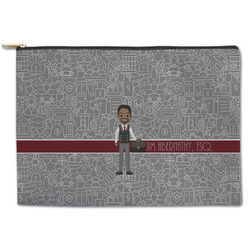 Lawyer / Attorney Avatar Zipper Pouch - Large - 12.5"x8.5" (Personalized)