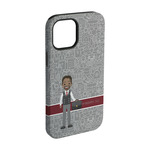 Lawyer / Attorney Avatar iPhone Case - Rubber Lined - iPhone 15 Pro (Personalized)