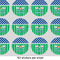 Football 1" Multipurpose Round Labels - Sheet