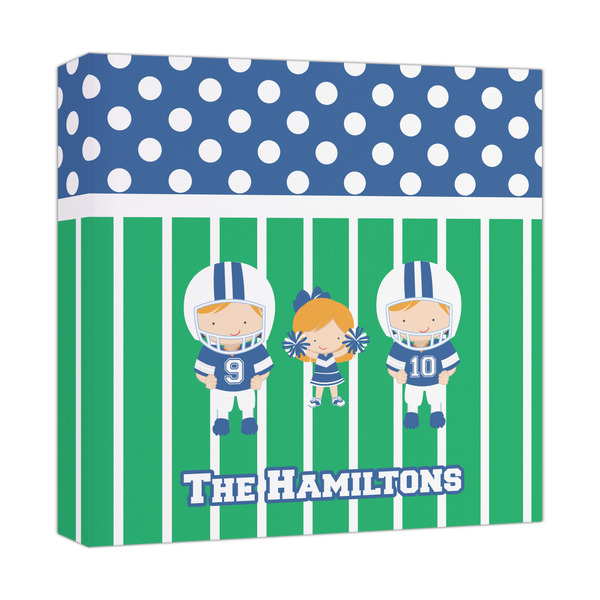 Custom Football Canvas Print - 12x12 (Personalized)