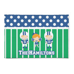 Football 2' x 3' Indoor Area Rug (Personalized)