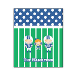 Football Wood Print - 20x24 (Personalized)