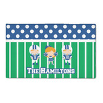 Football 3' x 5' Indoor Area Rug (Personalized)