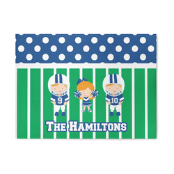 Football 5' x 7' Indoor Area Rug (Personalized)