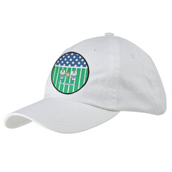 Football Baseball Cap - White (Personalized)