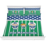 Football Comforter Set - King (Personalized)