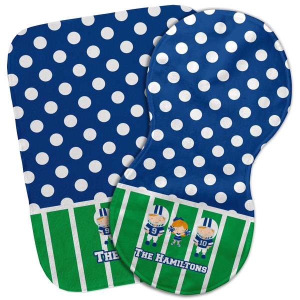 Custom Football Burp Cloth (Personalized)