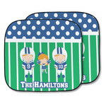 Football Car Sun Shade - Two Piece (Personalized)