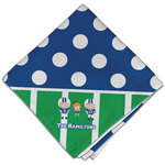 Football Cloth Dinner Napkin - Single w/ Multiple Names