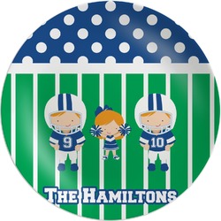 Football Melamine Plate (Personalized)