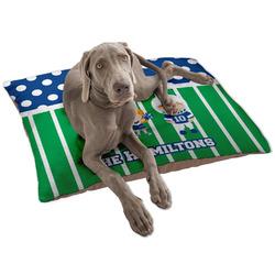 Football Dog Bed - Large w/ Multiple Names