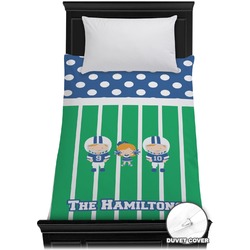 Football Duvet Cover - Twin (Personalized)